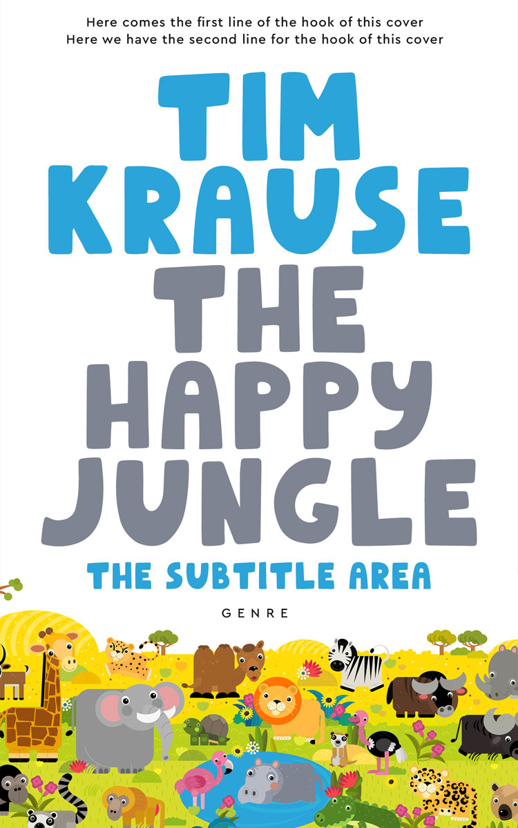 2D view of Premade Children's Book Cover - Regent Gray