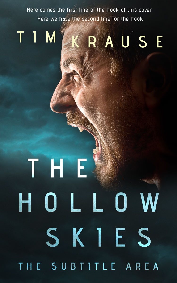 2D view of Premade Mystery & Thriller & Suspense Book Cover - Outer Space