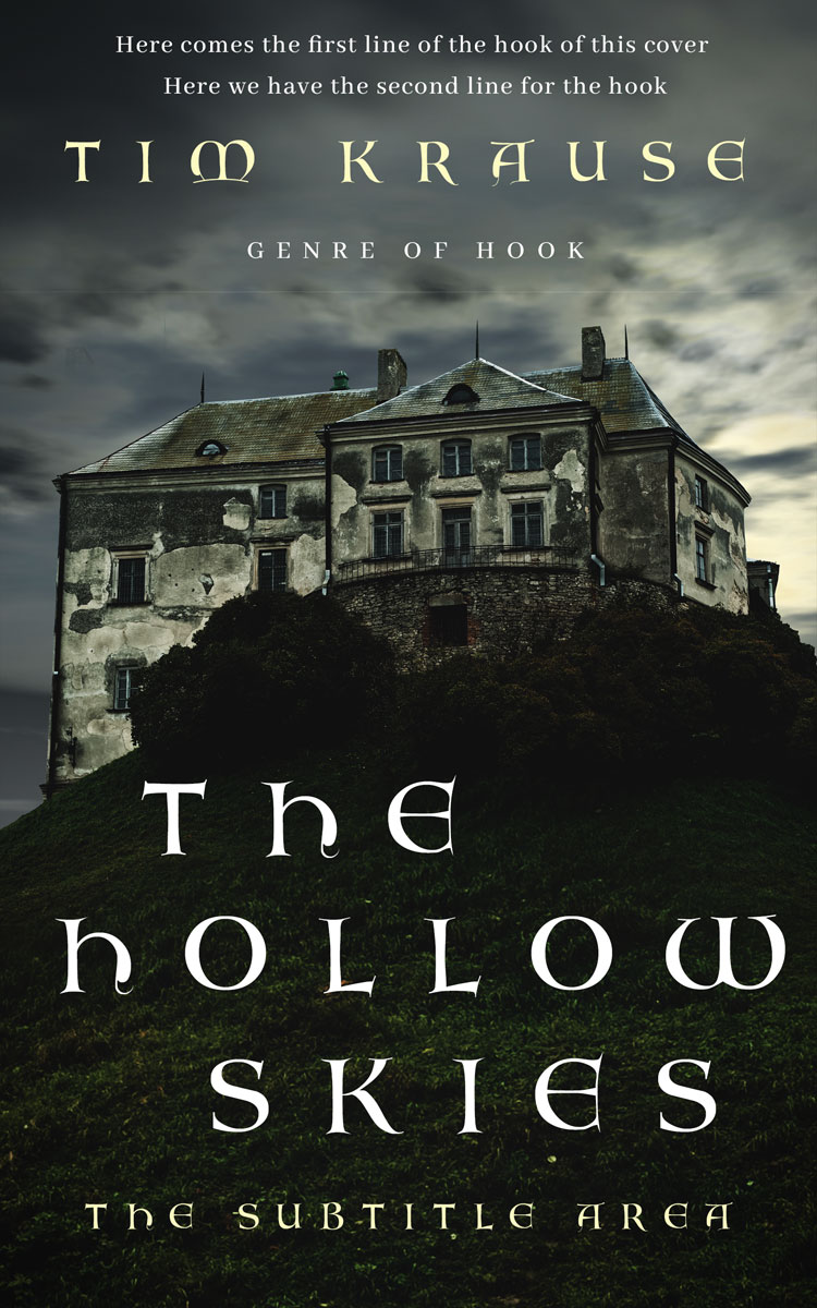 2D view of Premade Horror Book Cover - Heavy Metal