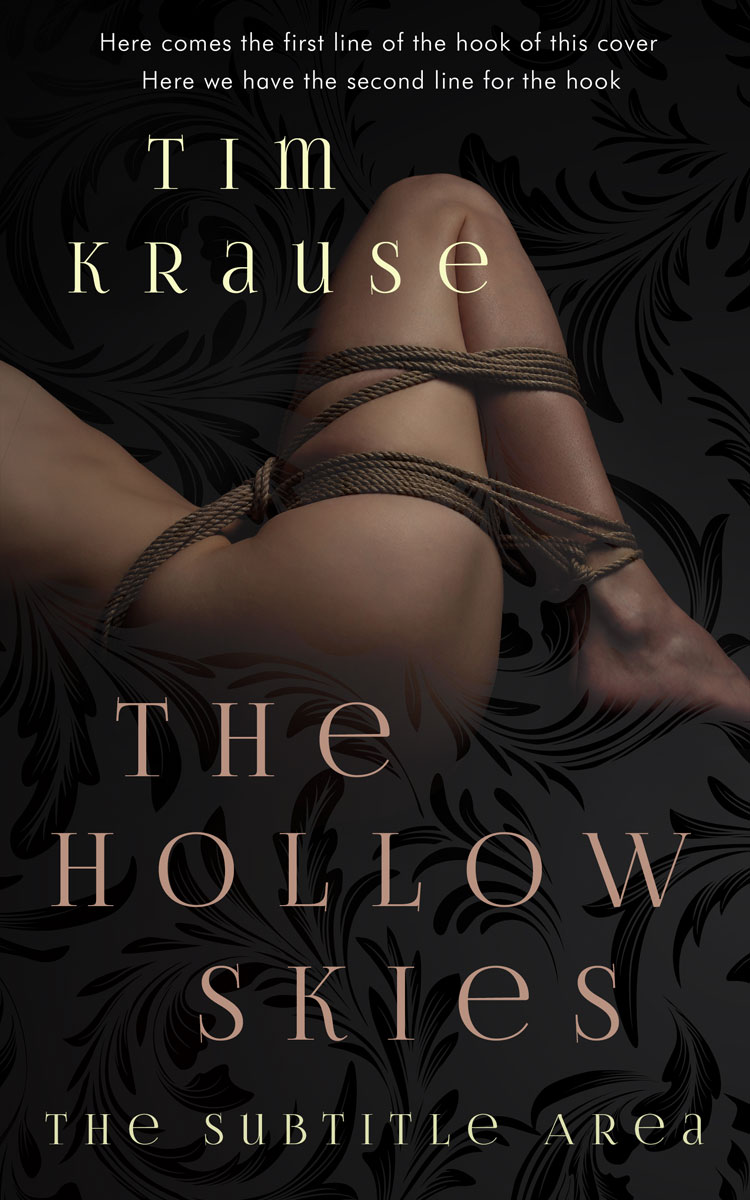 2D view of Premade Erotica Book Cover - Cod Gray