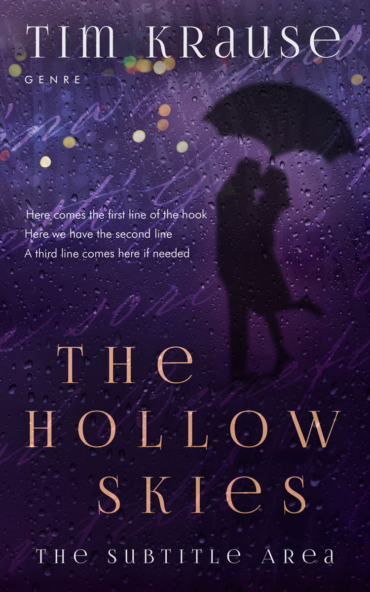 2D view of Premade Romance Book Cover - Revolver