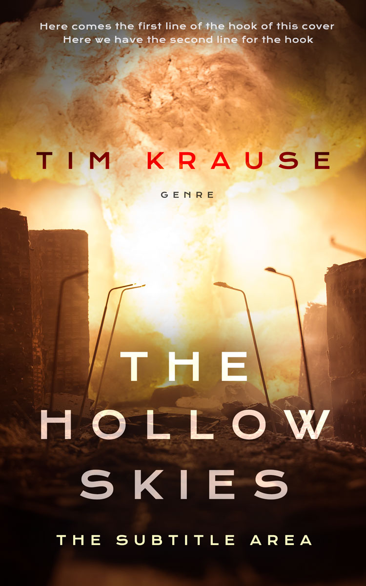 2D view of Premade Apocalyptica Book Cover - Antique Brass