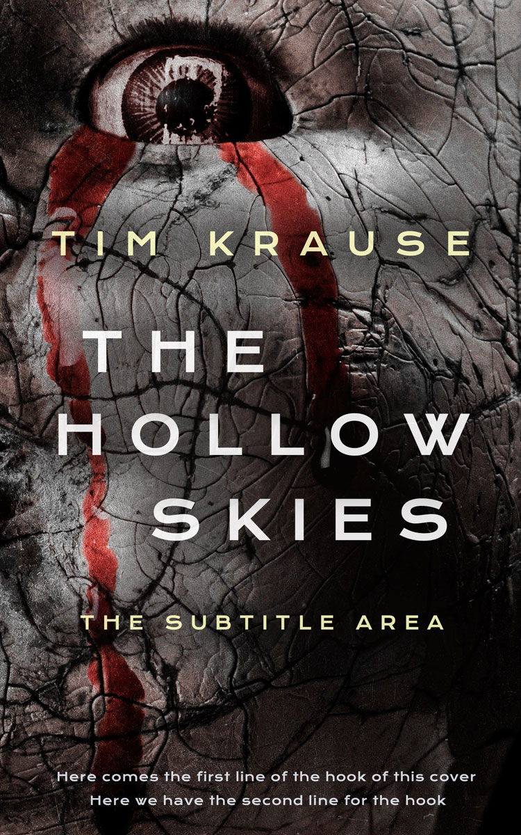 2D view of Premade Horror Book Cover - Cocoa Brown