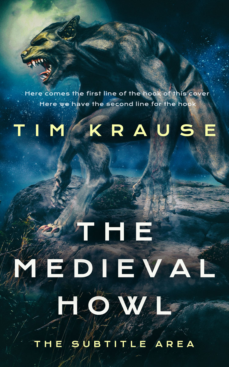 2D view of Premade Fantasy Book Cover - Firefly