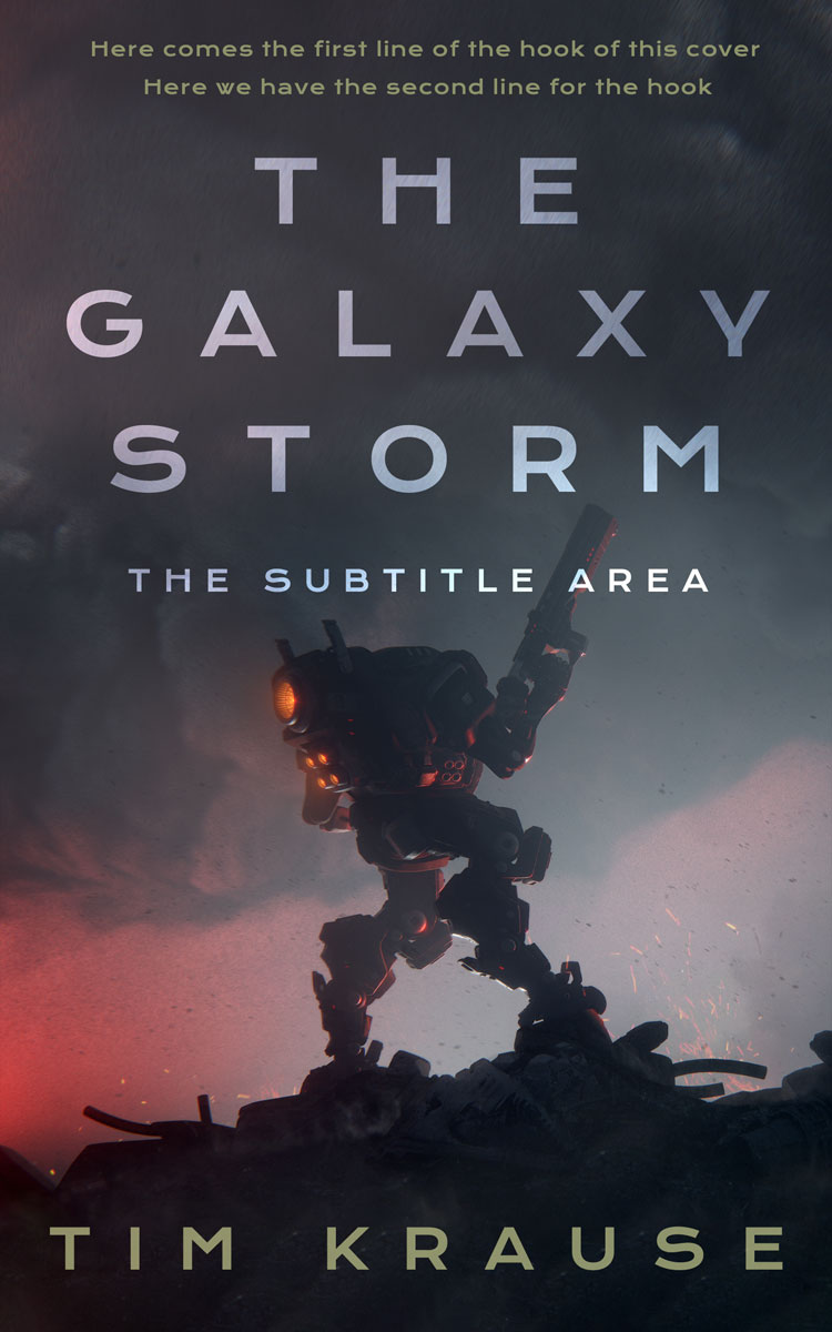 2D view of Premade Science Fiction Book Cover - Tuna