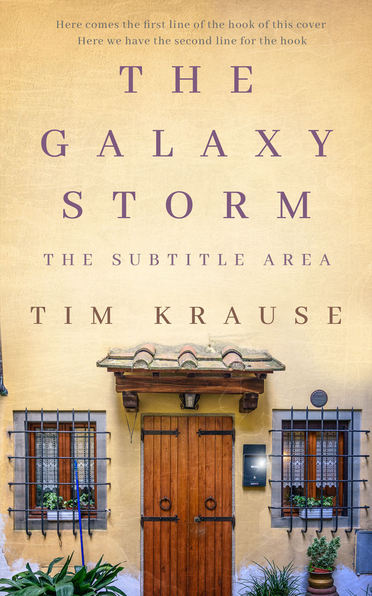 2D view of Premade Literary Fiction Book Cover - Raffia