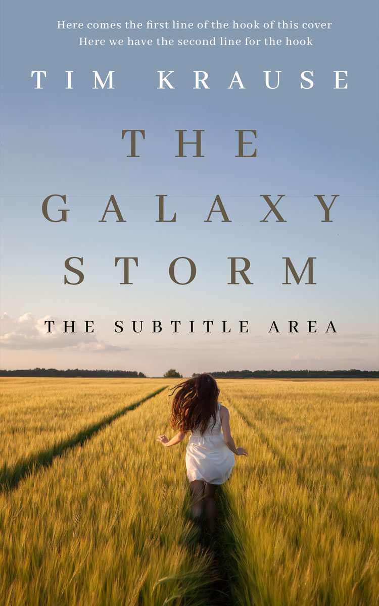 2D view of Gull Gray #25354 - Premade Romance Book Cover