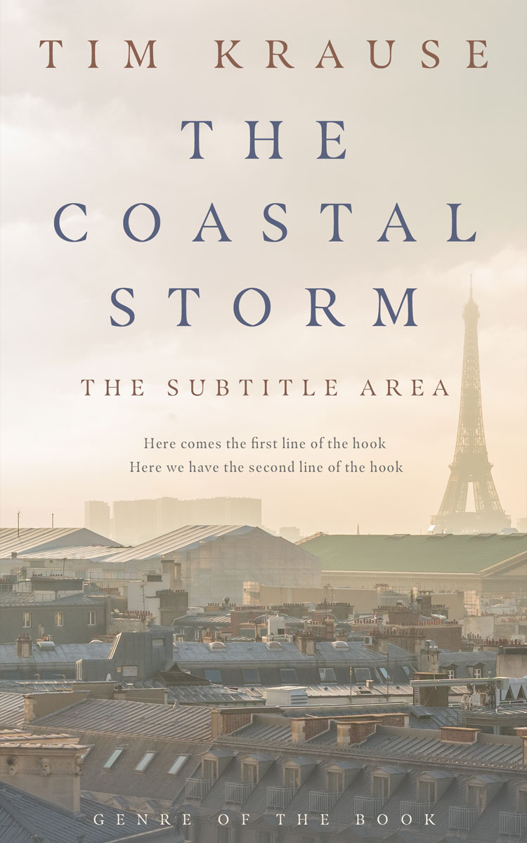 2D view of Premade Literary Fiction Book Cover - Pearl Bush