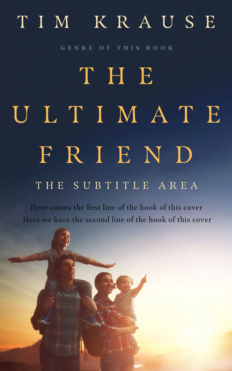 2D view of Premade Family & Parenting Book Cover - Grain Brown