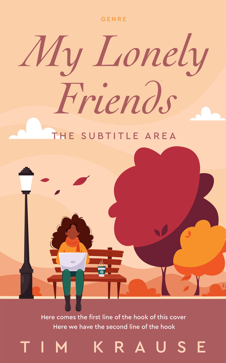 2D view of Premade Chick Lit Book Cover - Manhattan