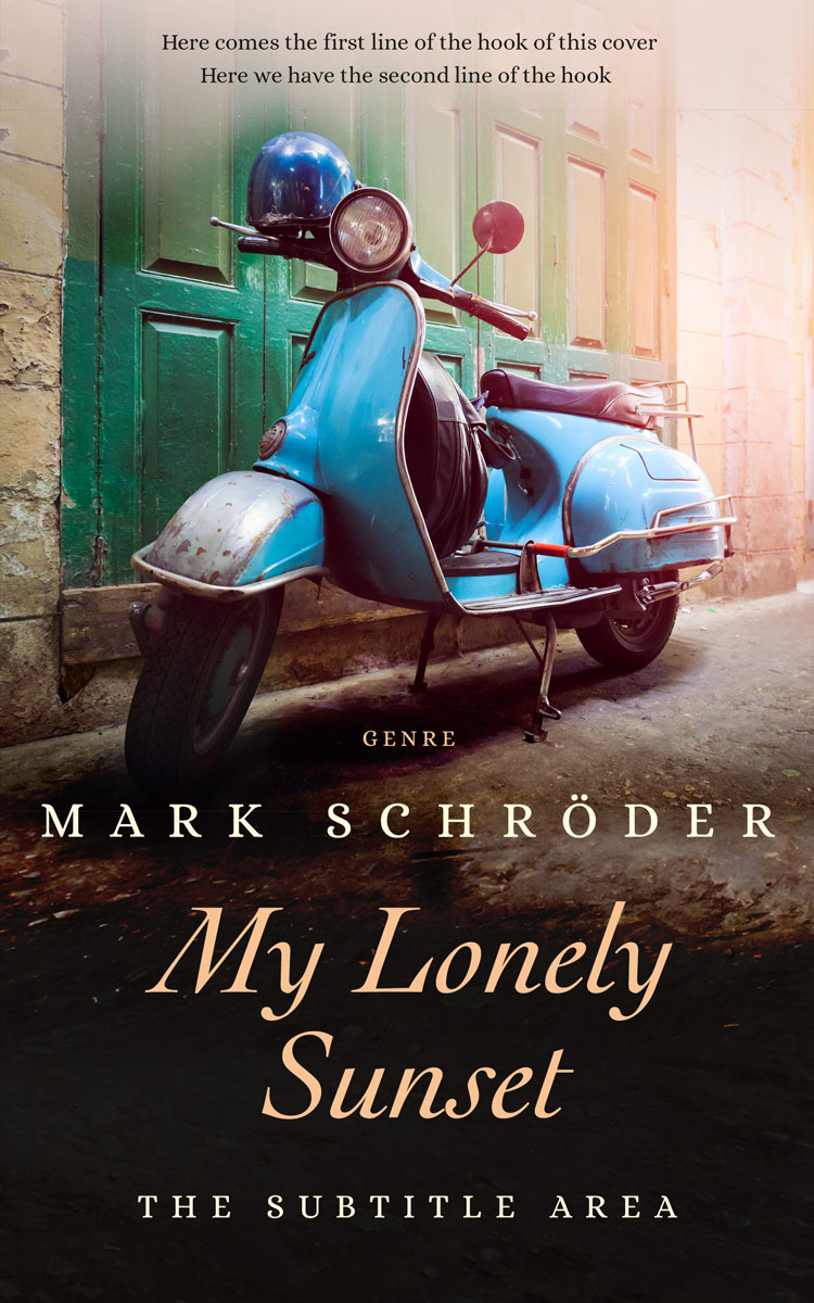 2D view of Premade Literary Fiction Book Cover - Clam Shell