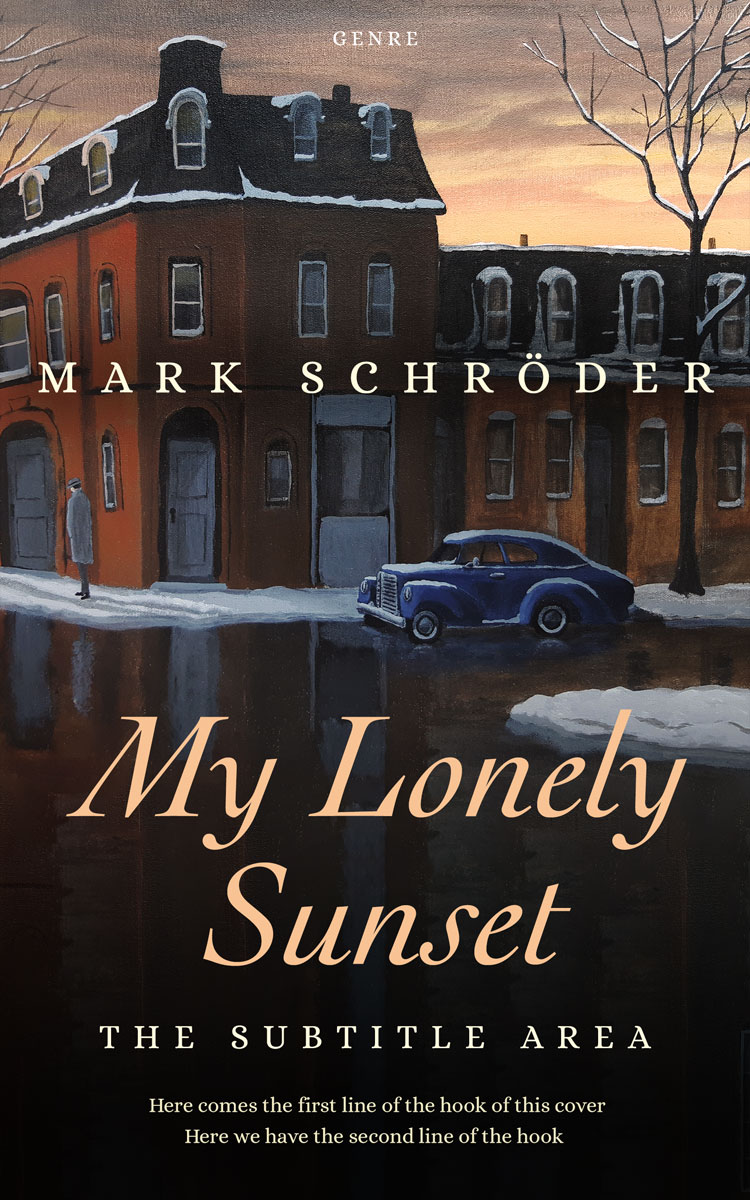 2D view of Premade Literary Fiction Book Cover - Thunder