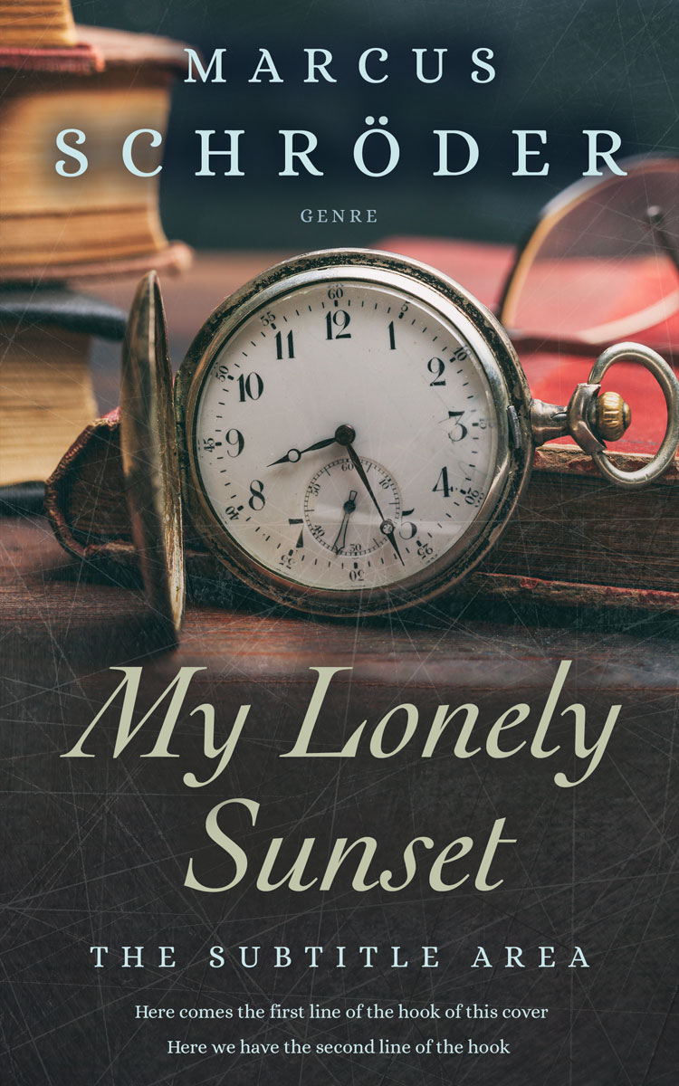 2D view of Premade Historical Book Cover - Outer Space