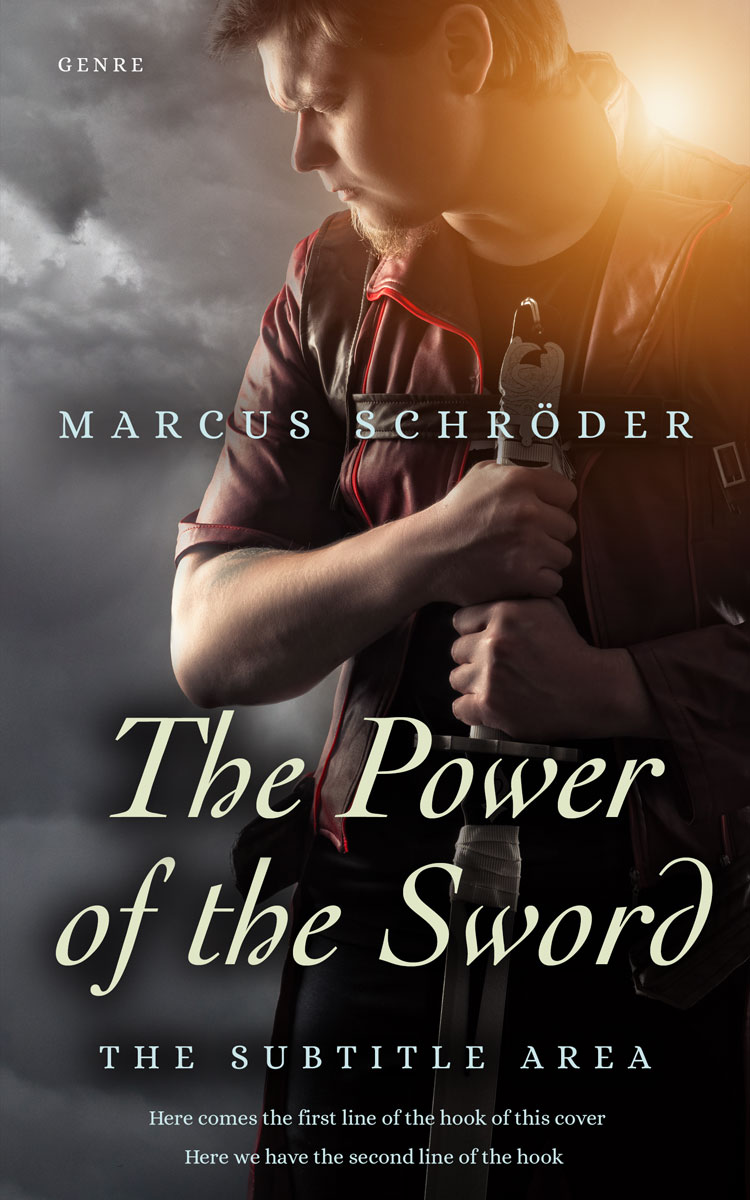 2D view of Premade Mystery & Thriller & Suspense Book Cover - Thunder