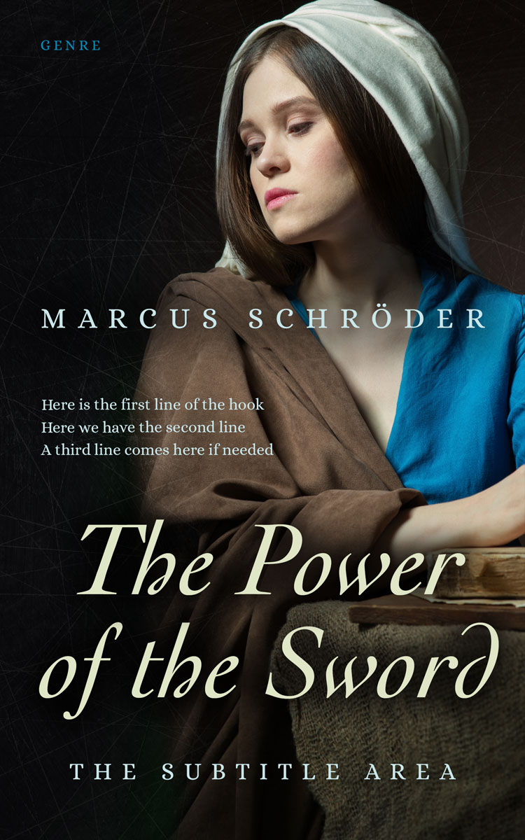 2D view of Premade Historical Book Cover - Cod Gray