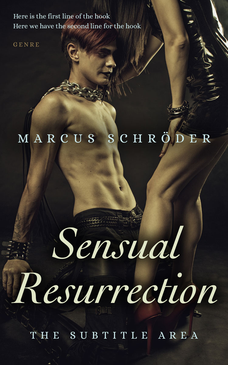 2D view of Premade Erotica Book Cover - Cod Gray