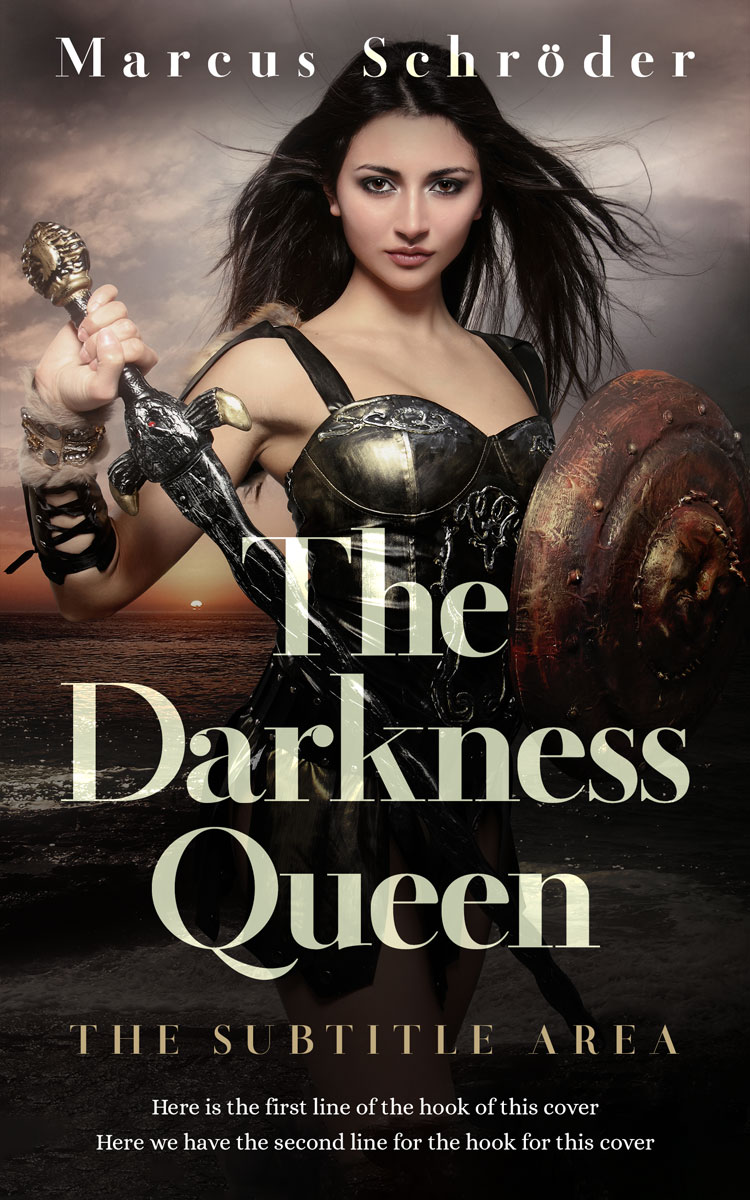 2D view of Premade Fantasy Book Cover - Coral Reef