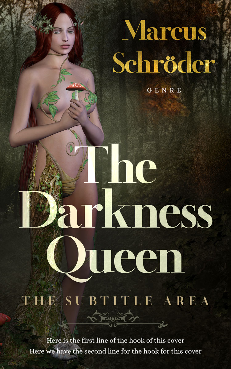 2D view of Premade Fantasy Book Cover - Zeus