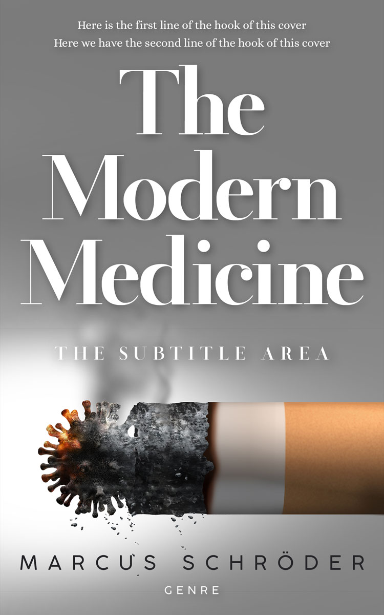 2D view of Premade Health & Mind & Body Book Cover - Concord