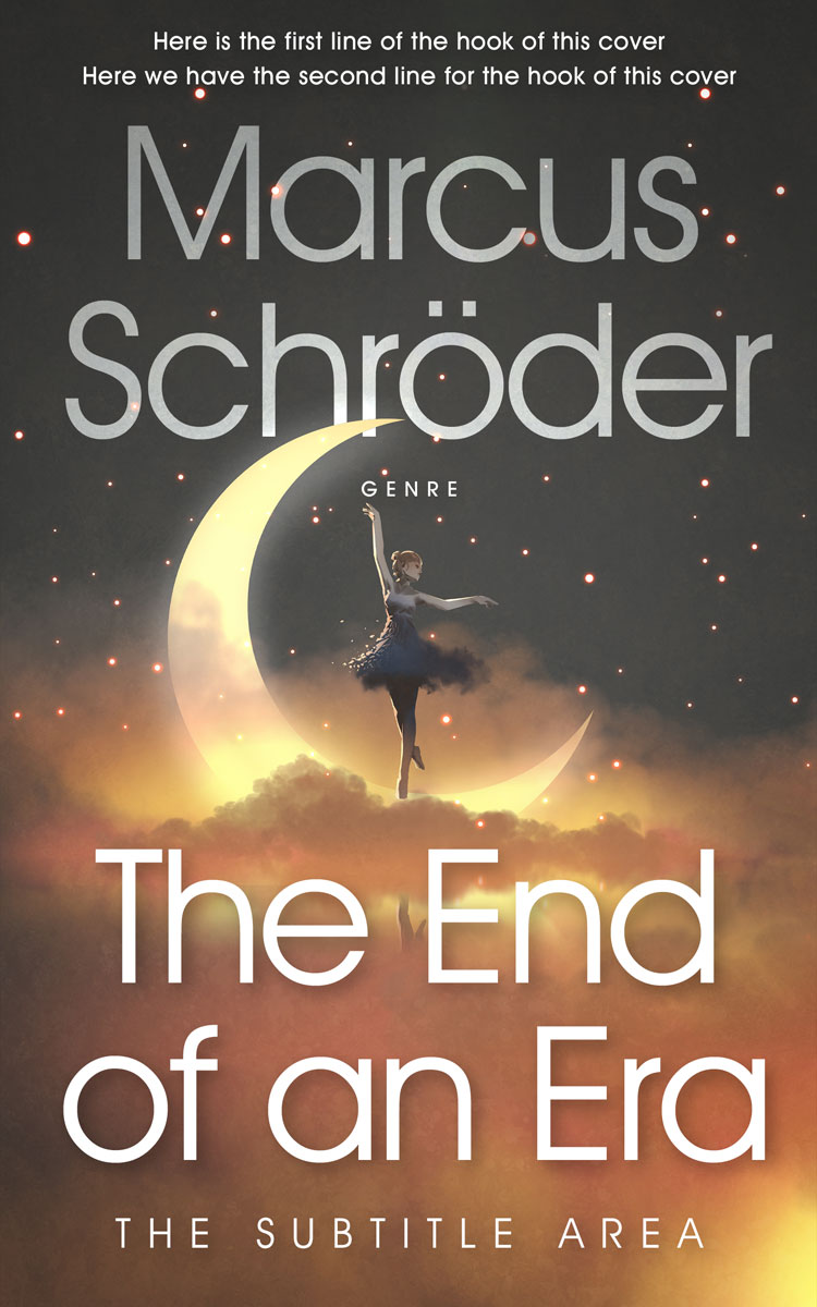 2D view of Premade Surreal Book Cover - Merlin