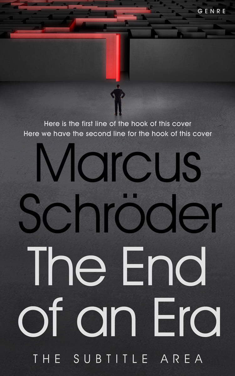 2D view of Premade Self-Improvement & Self-Help Book Cover - Thunder