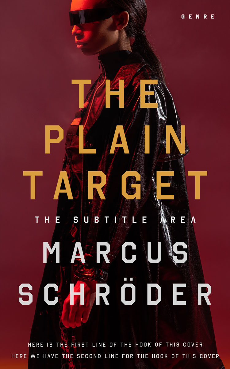 2D view of Premade Science Fiction Book Cover - Persian Plum