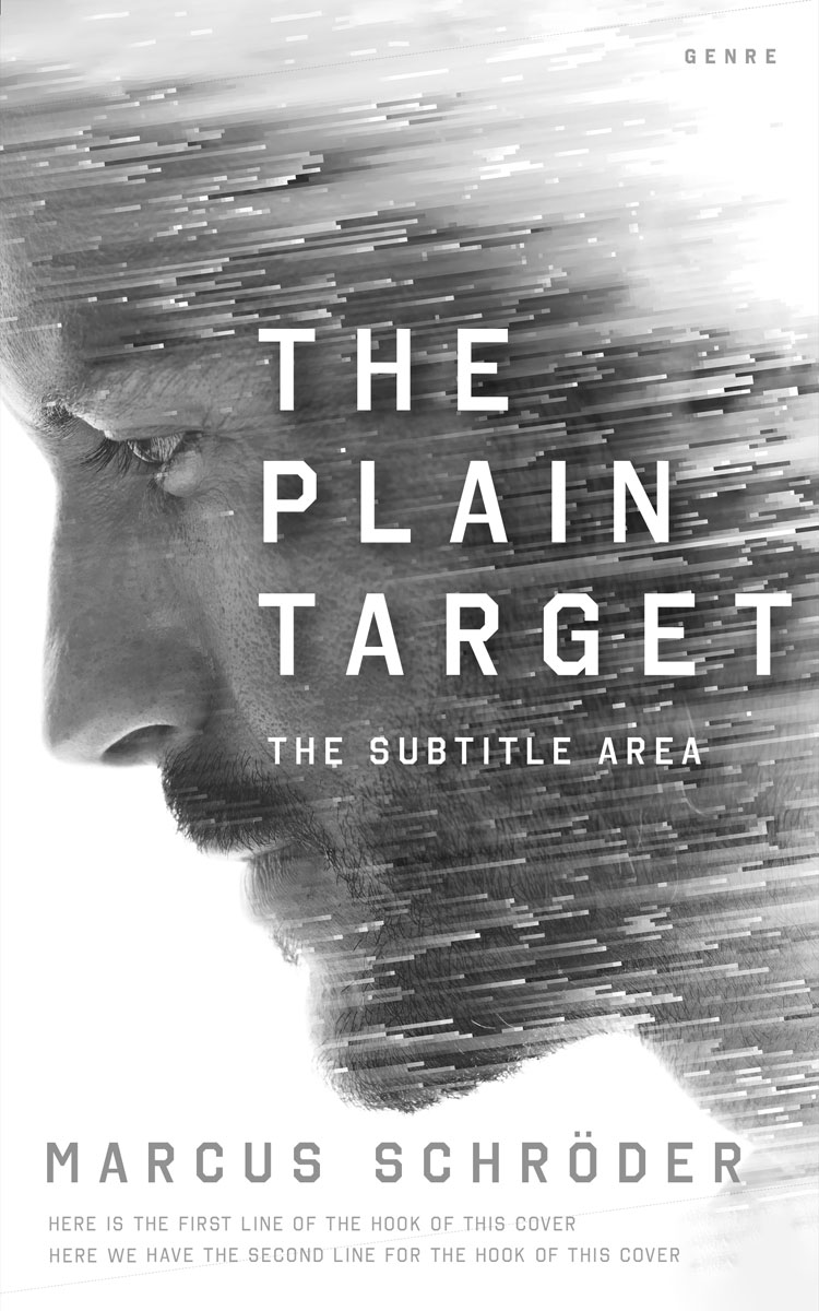 2D view of Premade Mystery & Thriller & Suspense Book Cover - Dove Gray