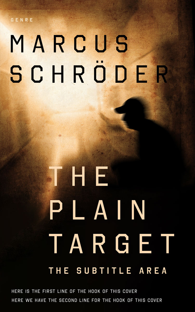 2D view of Premade Mystery & Thriller & Suspense Book Cover - Coffee Bean