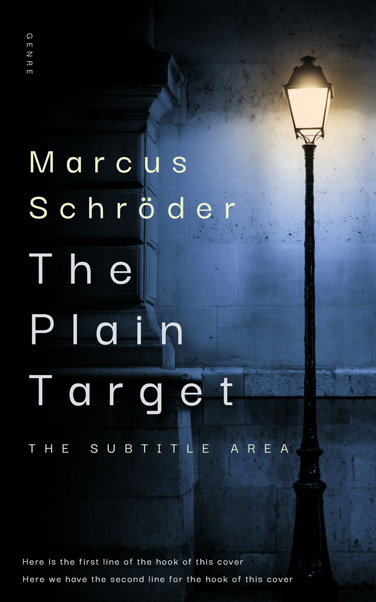 2D view of Premade Mystery & Thriller & Suspense Book Cover - Bunker