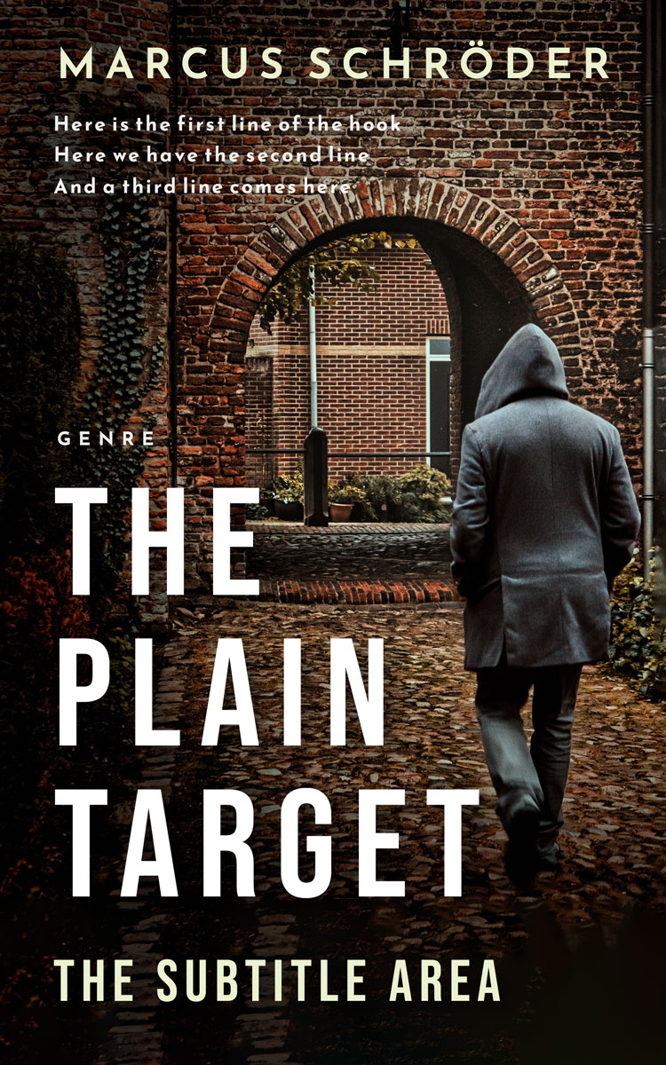 2D view of Premade Mystery & Thriller & Suspense Book Cover - Night Rider