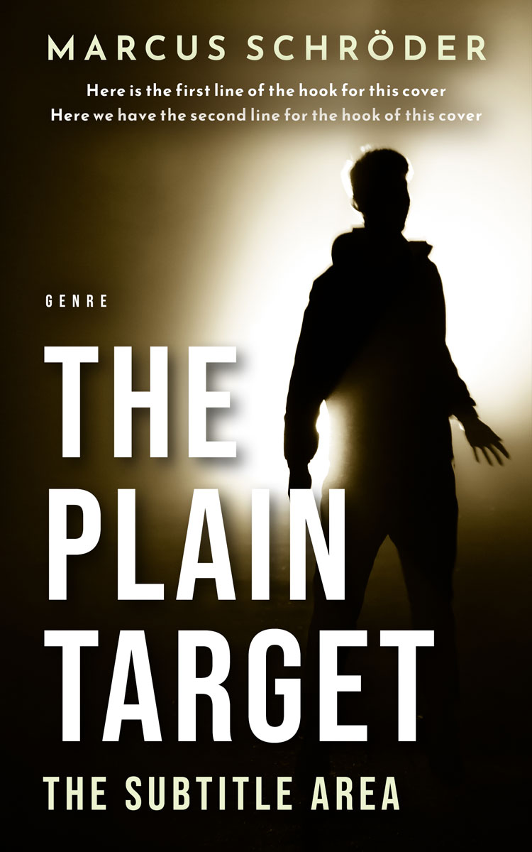 2D view of Premade Action & Adventure Book Cover - Sisal