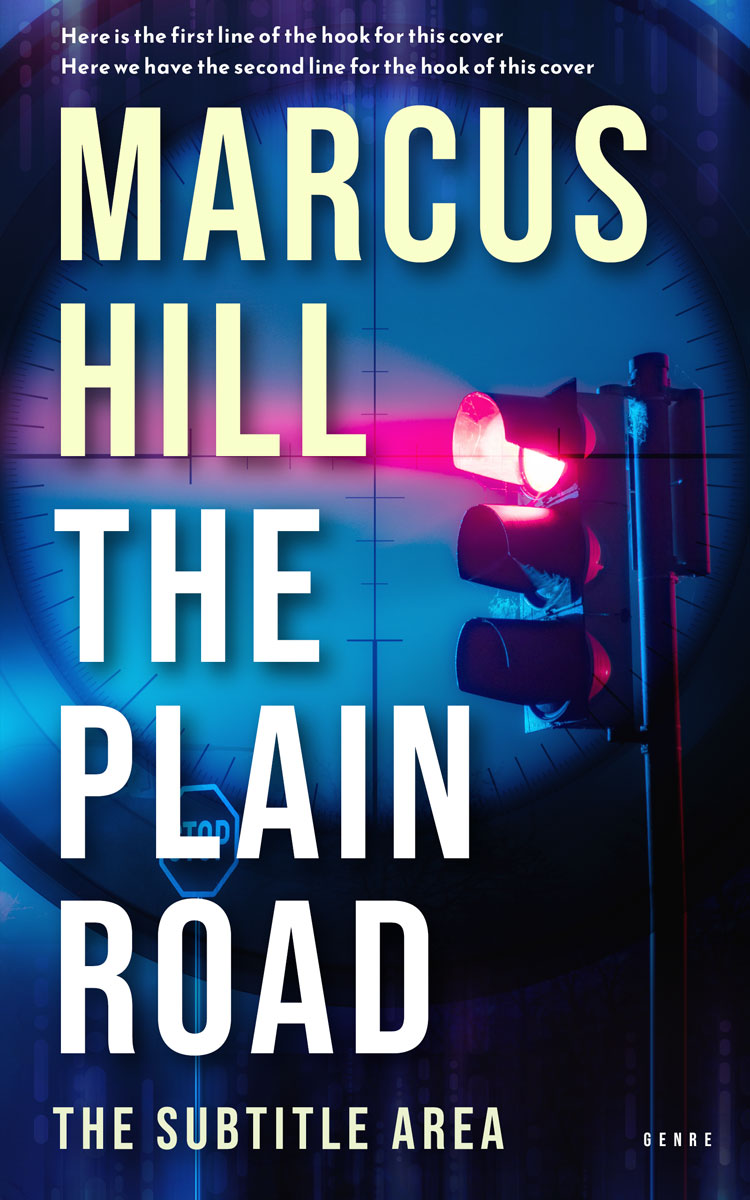 2D view of Premade Mystery & Thriller & Suspense Book Cover - Bunting