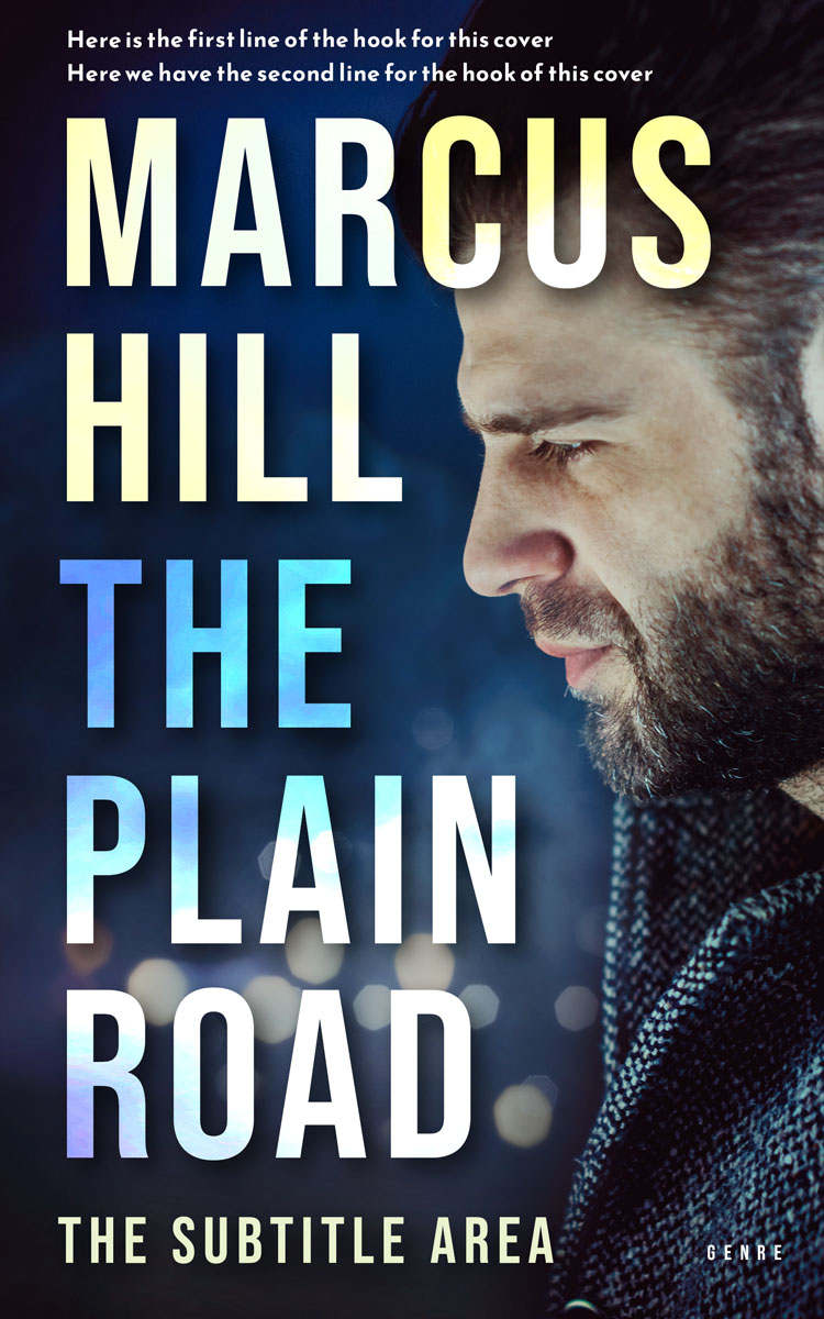 2D view of Premade Action & Adventure Book Cover - Mirage