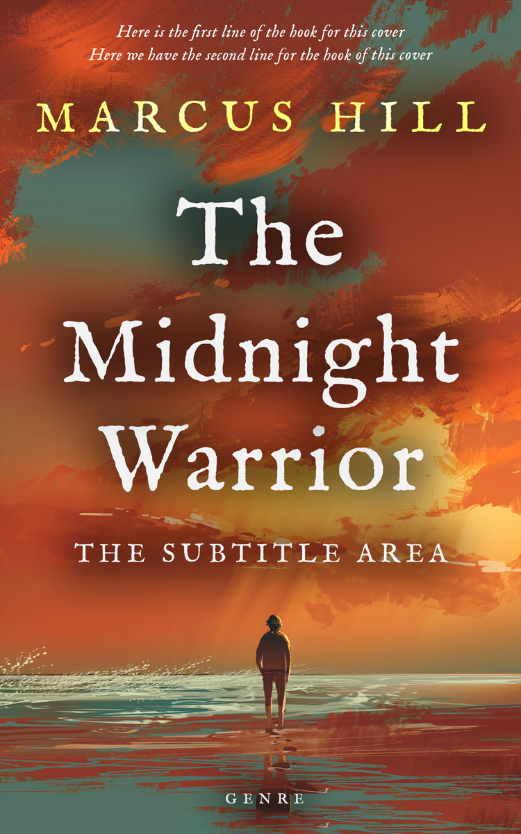 2D view of Premade Literary Fiction Book Cover - Nutmeg