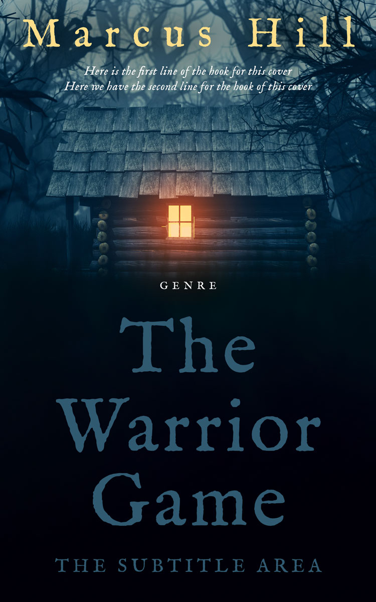 2D view of Premade Horror Book Cover - Firefly