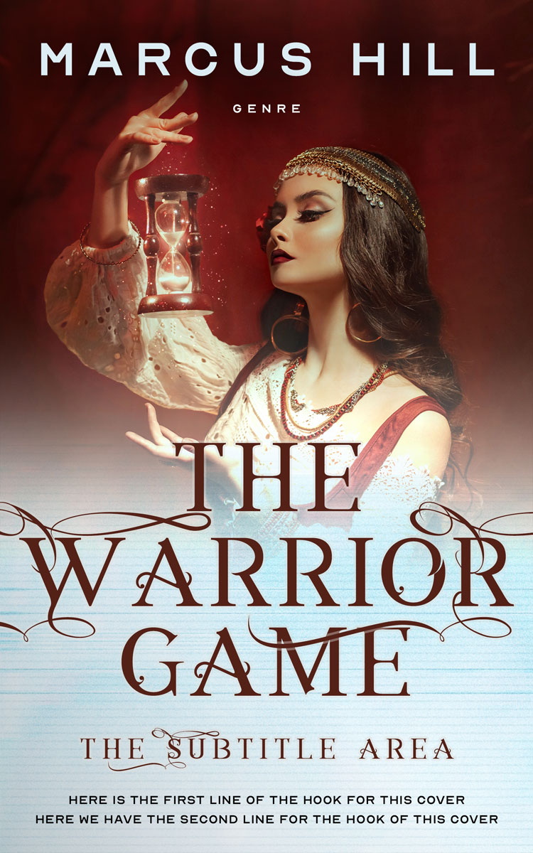 2D view of Premade Fantasy Book Cover - Paco