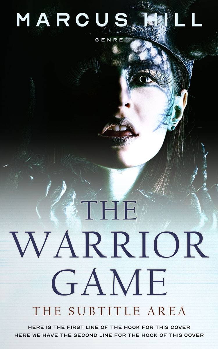 2D view of Premade Fantasy Book Cover - Shark