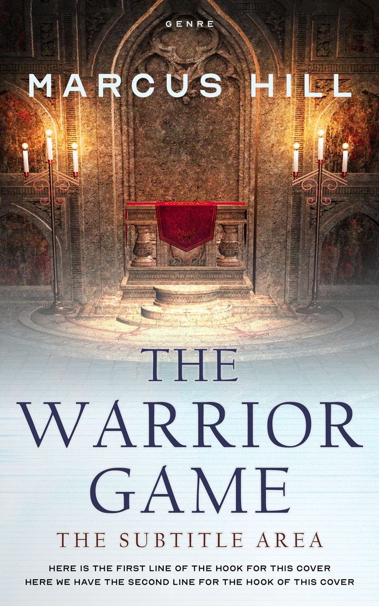 2D view of Premade Fantasy Book Cover - Nebula