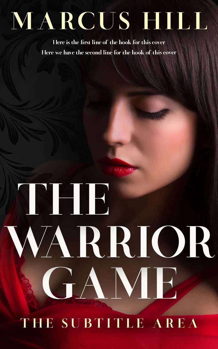 2D view of Premade Erotica Book Cover - Puce