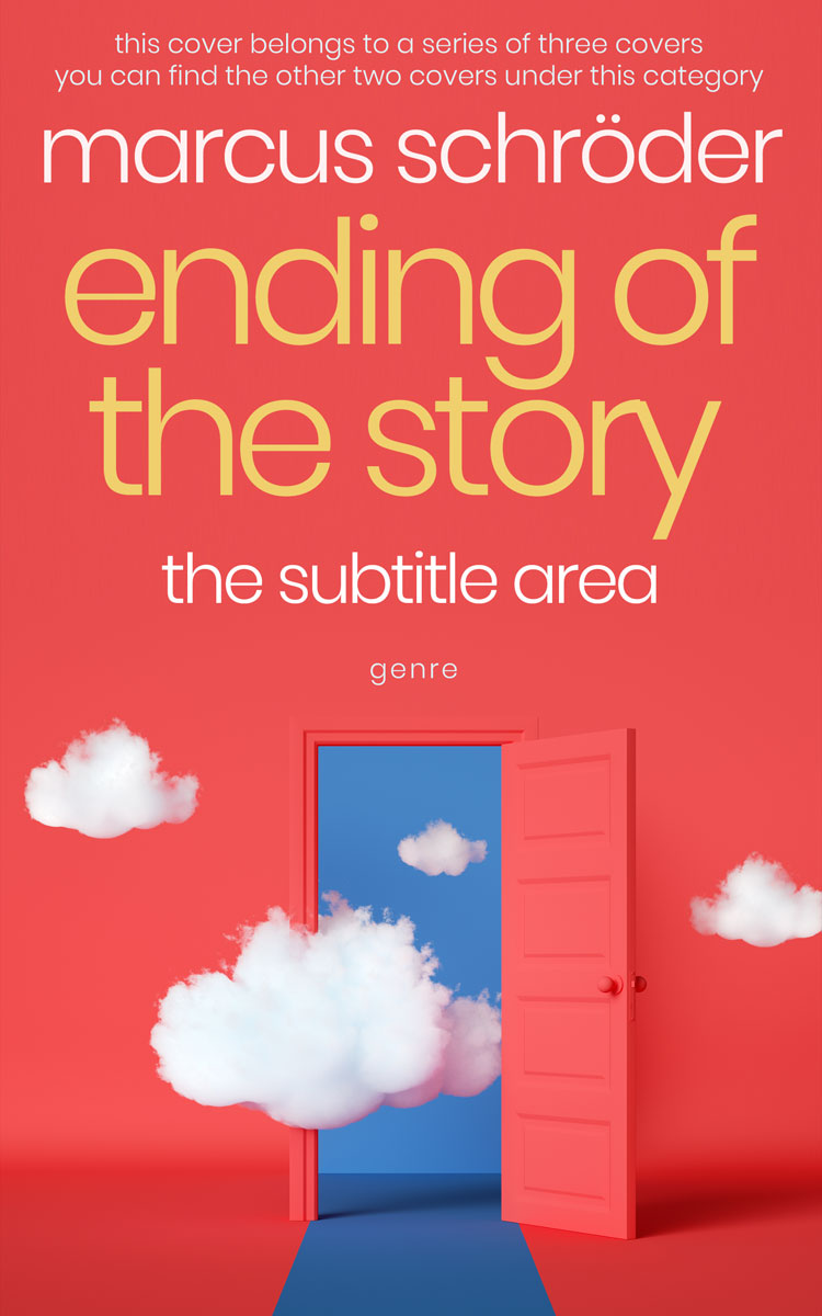 2D view of Premade Fantasy Book Cover - Cinnabar