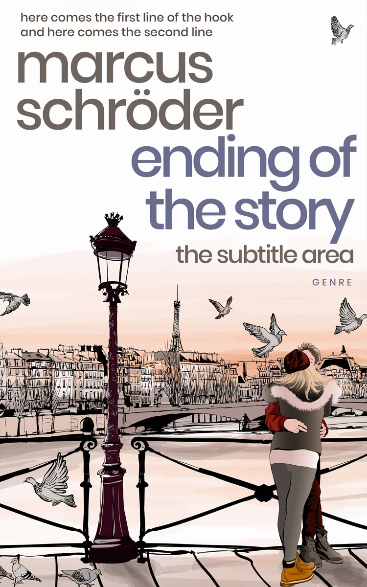 2D view of Premade Romance Book Cover - Thunder