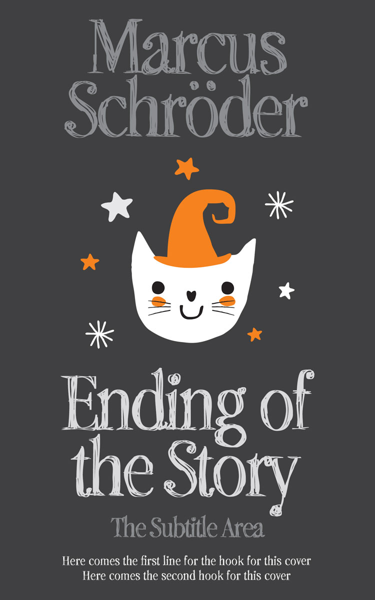 2D view of Premade Children's Book Cover - Ship Gray