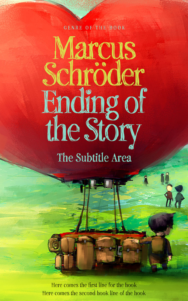 2D view of Premade Children's Book Cover - Conifer