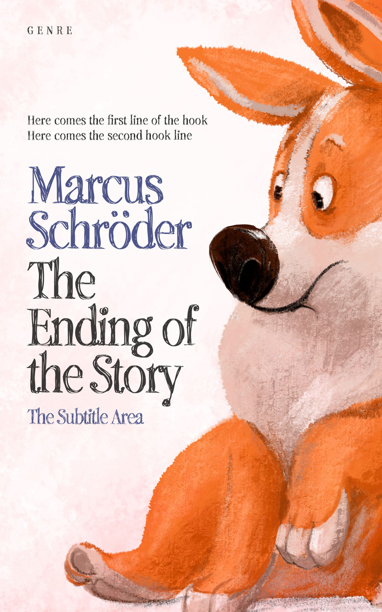 2D view of Premade Children's Book Cover - Fantasy