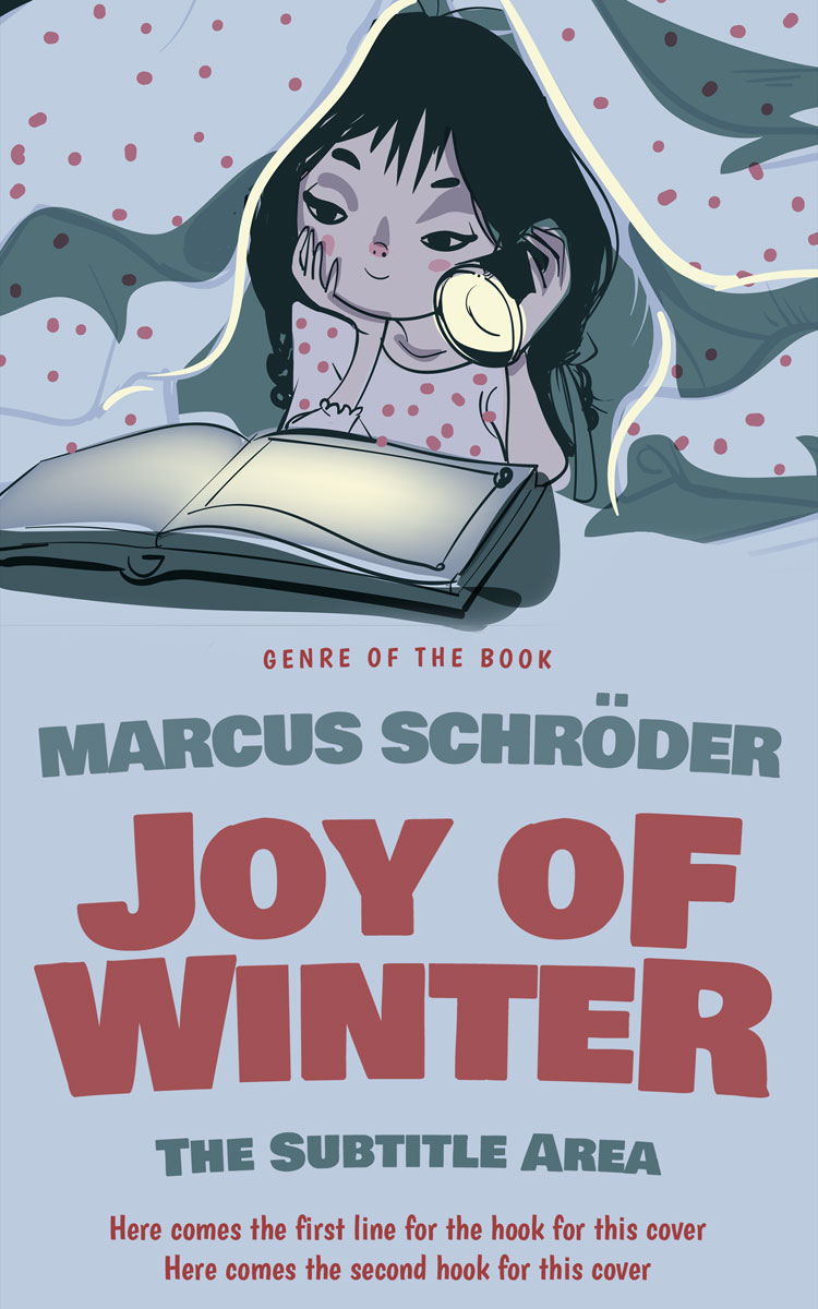 2D view of Premade Children's Book Cover - Heather