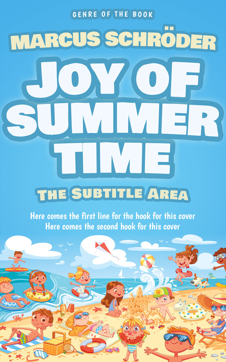 2D view of Premade Children's Book Cover - Viking