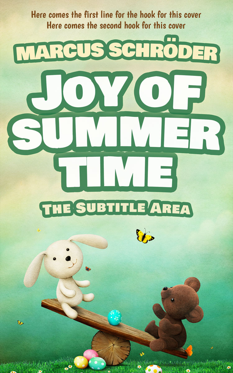 2D view of Premade Children's Book Cover - Zanah