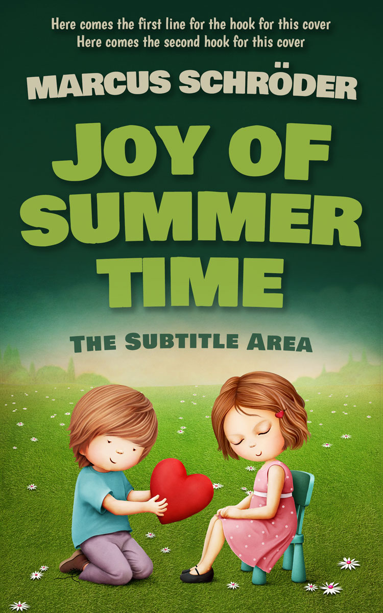 2D view of Premade Children's Book Cover - Mallard