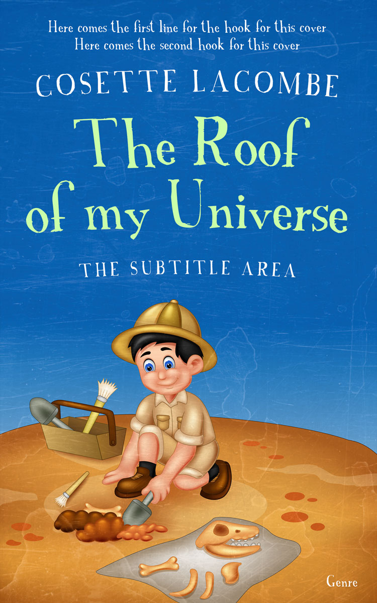 2D view of Premade Erotica Book Cover - Denim