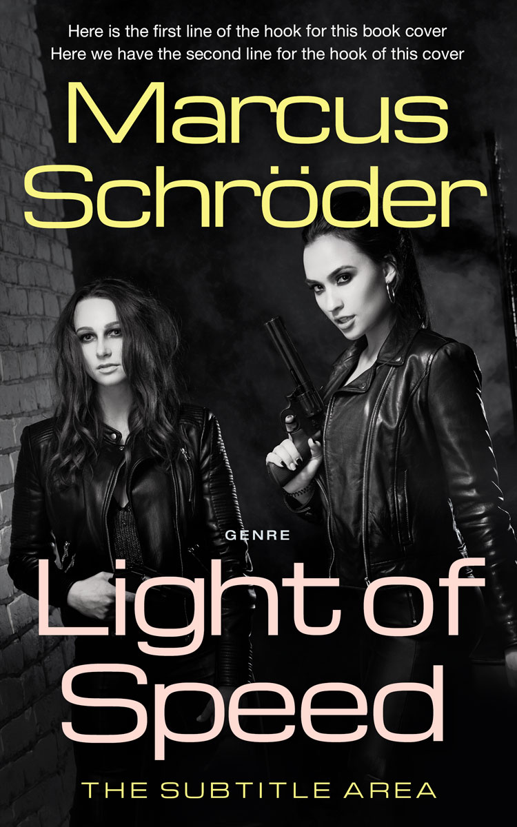 2D view of Premade Mystery & Thriller & Suspense Book Cover - Cod Gray